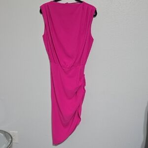 Amanda Uprichard Fuchsia Asymmetrical Dress